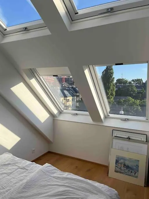 Grosszuegiges Dachterrassen-Appartment Mit Klimaanlage Und Wunderbarem Ausblick Vienna 0*,